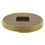 3-1/2" Brass Countersunk Cleanout Plug