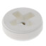 2" Slotted Polypro Flush Plug w/ Threaded Brass Insert