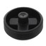 2" Slotted ABS Flush Plug w/ Threaded Brass Insert