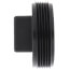 2" Square Head Polypro Cleanout Plug (Black)