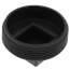 2" Square Head Polypro Cleanout Plug (Black)