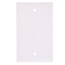 1-Gang No Device Blank Wall Plate, Box Mount (White)