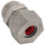 1/2" Zinc Flexible Cord Connector, Strain Relief (0.190" to 0.260")