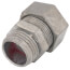 1/2" Zinc Flexible Cord Connector, Strain Relief (0.190" to 0.260")