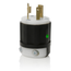 Locking Plug, 30A, 125V Power Indication (Black) & White