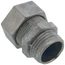 1/2" Zinc Flexible Cord Connector, Strain Relief (0.260" to 0.375")