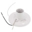 Incandescent Lampholder, Medium Base, Pull Chain w/ 6" Pigtail Leads - White (660W)