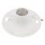Keyless Incandescent Lampholder w/ 6" Pigtail Leads, Medium Base - White (600V)