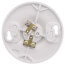 Keyless Incandescent Lampholder w/ 4 Terminal Screws, Medium Base - White (600V)