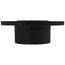 Total Knockout Closet Flange w/ One-Piece Plastic Ring (3" Hub / 4" Inside)