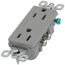 Radiant Tamper-Resistant Duplex Receptacle, NEMA 5-15R - Gray (15A, 125V)