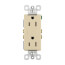 Radiant Tamper-Resistant Duplex Receptacle, NEMA 5-15R - Ivory (15A, 125V)