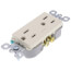 Radiant Tamper-Resistant Duplex Receptacle, NEMA 5-15R - Light Almond (15A, 125V)