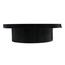 Flush to Floor Open Closet Flange w/ One-Piece Plastic Ring (4" Hub)