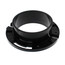 Flush to Floor Open Closet Flange w/ One-Piece Plastic Ring (4" Hub)