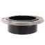 Flush to Floor Open Closet Flange w/ Stainless Steel Ring (4" Hub)