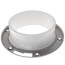 4" Hub Open Closet Flange w/ Stainless Steel Swivel Ring