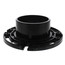 Flush to Floor Open Closet Flange w/ One-Piece Plastic Ring (3" Hub/4" Inside)