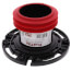 Push-Tite Closet Flange w/ Plastic Ring & 4" Tailpiece (4" Inside)