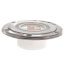 3" Sch. 30 Hub Total Knockout Closet Flange w/ Stainless Steel Swivel Ring