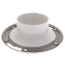 3" Sch. 30 Hub Total Knockout Closet Flange w/ Stainless Steel Swivel Ring