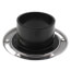 Flush to Floor Open Closet Flange w/ Stainless Steel Swivel Ring (3" Hub/4" Inside)