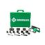 11-Ton Hydraulic Knockout Kit with Hand Pump and Slug-Buster 1/2"- 3" and 4" Conduits