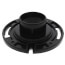 ABS Open Closet Flange w/ One-Piece Plastic Ring (3" Inside)