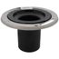 ABS Open Closet Flange w/ Stainless Steel Swivel Ring & 4" Tailpiece (3" Inside)