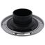 Total Knockout Closet Flange w/ Stainless Steel Swivel Ring (3" Inside Fit)