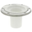3" Inside Open Flange w/ Stainless Steel Swivel Ring, 4" Long Outlet