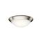 Ceiling Space 16.5" 2 Light Flush Mount w/ Satin Etched Cased Opal (Brushed Nickel)