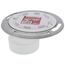 3" Hub / 4" Inside Full Flush, 1-1/2" Offset Closet Flange with TKO Knockout