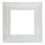 2-Gang Cover Wallplate (White)