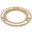 Over 4" Lead Brass Closet Flange Ring