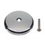 Bathtub Overflow Plate w/ Screw for 1-Hole Drains