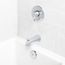 Bathtub Overflow Plate w/ Screw for 1-Hole Drains