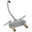 1.5 GPM 4" Deck-Mounted Manual 2 Handle Gooseneck Kitchen Faucet, 895-GN2FCABCP