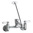 8" Wall Mounted Manual Lav Faucet (Polished Chrome), 897-CP