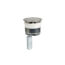 8" Evolution Surface Style Poke-Thru Device, Pre-Wired Assembly (Satin Nickel)