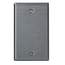 1-Gang Blank Device Wallplate, Standard Size, Non-magnetic Stainless Steel