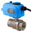 3/4" Full Port Stainless Steel Ball Valve with VB010-002 24V AC/DC On/Off Electric Actuator