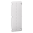 42" Vented Hinged Door, Plastic (White)