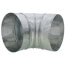 8" 26 Ga Galvanized Elbow