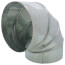 8" 26 Ga Galvanized Elbow