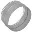8" Galvanized Starting Collar