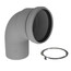 8" PolyPro 90° Elbow w/ LB2