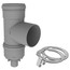 8" PolyPro Tee with Drain Cap w/ LB2