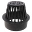 6" Round Atrium Grate (Black)
