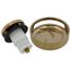 Innovator 900 Foot Actuated Stopper and Overflow Face Plate (Brushed Bronze)